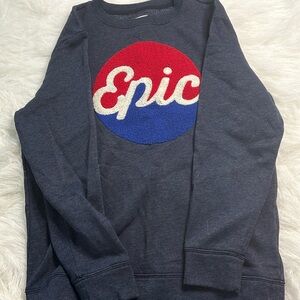 Boys epic old navy sweater. Excellent condition. Size lg. 10/12.